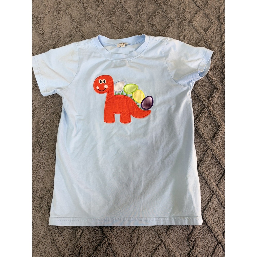 Smock Monkey Dinosaur Shirt Size 8
